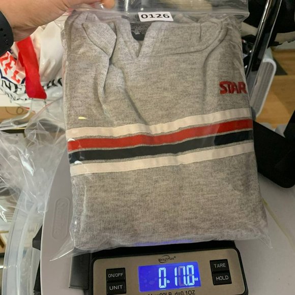 Starter Logo‎ XL Gray Pullover Hoodie Sweatshirt Jacket Youth - Picture 8 of 8